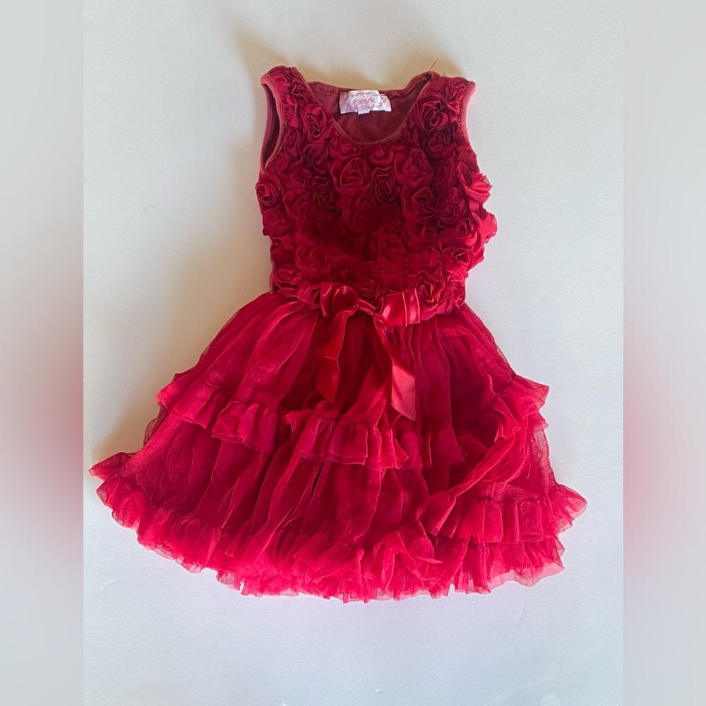 Red Girls Formal Dress